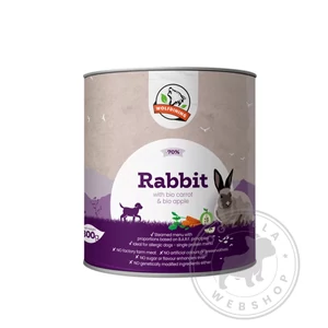 Farkaskonyha BIO Rabbit párolt menü - 73% nyúlhús