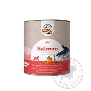 Farkaskonyha BIO Salmon párolt menü - 80% lazachús - 800g