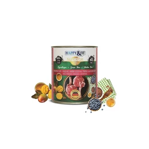 Happy&amp;Fit Superior Dog Konzerv marha, mangó - 6x800g