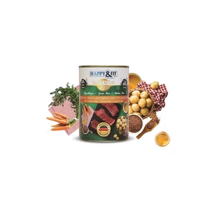 Happy&amp;Fit Superior Dog Konzerv Vaddisznó, burgonya - 6x400g