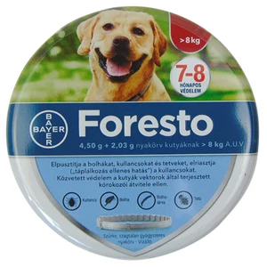 FORESTO kullancs- és bolhanyakörv - 8kg felett - 70cm