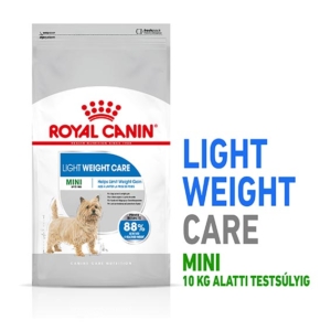 ROYAL CANIN Mini Light Weight Care Adult - kistestű felnőtt és idősödő száraz kutyatáp - 8kg