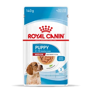 ROYAL CANIN Wet Medium Puppy - kölyök nedves kutyatáp - 10x140g