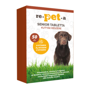 Repeta Senior tablett A-, D3-, E-vitaminnal idős kutyáknak - 50db