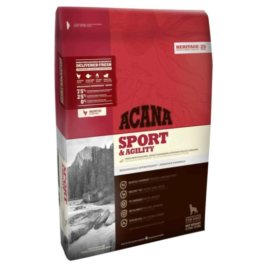 ACANA HERITAGE Sport &amp; Agility baromfi, hal - 11.4kg