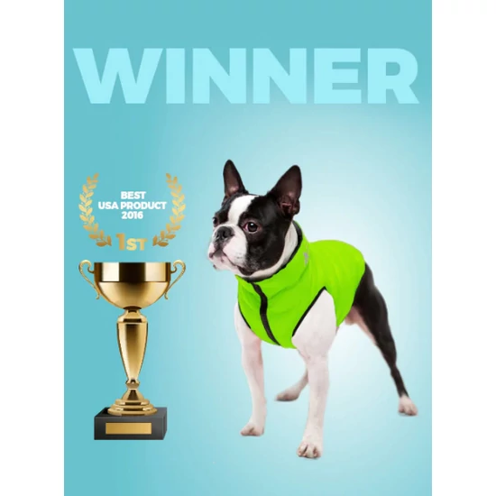 AiryVest kétoldalas kifordítható kutyaruha - black/green S40