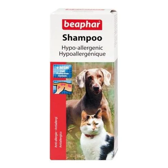 Beaphar Hypoallergén sampon - kutyák és macskák részére - 200ml