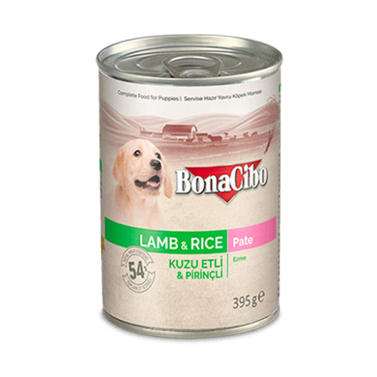 BonaCibo Lamb and Rice Pate, Puppy - bárány - 400gr