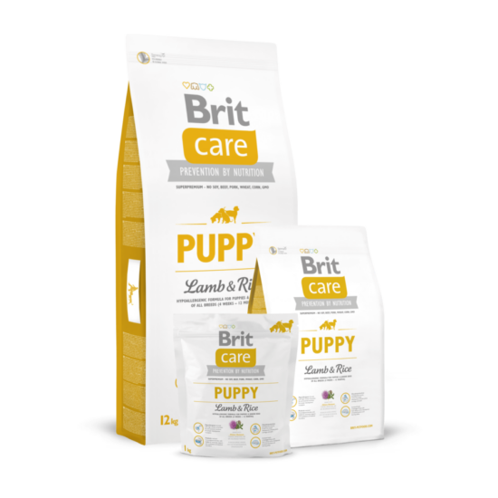 Brit Care Puppy Lamb Rice hipoallergén kutyatáp - 12kg
