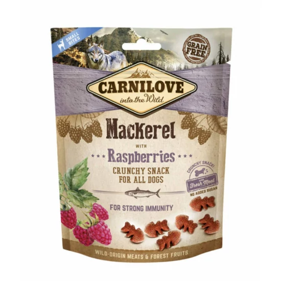 Carnilove Dog Crunchy Snack, Makrela, Raspberry - 200 gr