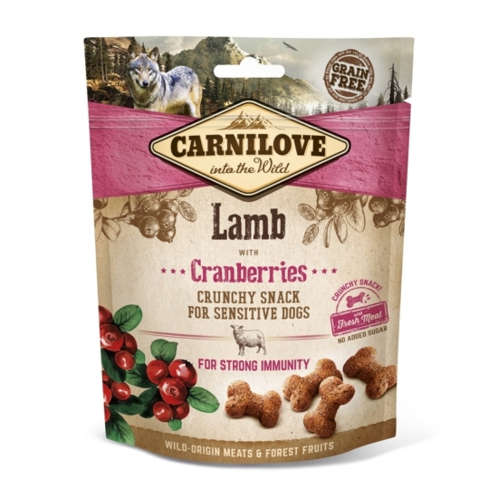 Carnilove Dog Semi Moist Snack, Lamb - 200gr