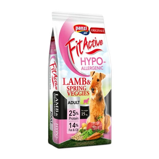 Panzi FitActive Hypoallergenic Lamb&amp;Spring Veggies - 15 kg