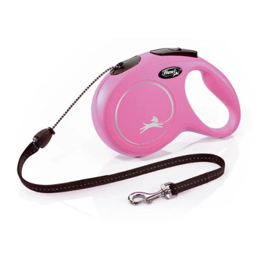 FLEXI New Classic Pink zsinóros automata póráz rózsaszín - M - 5m