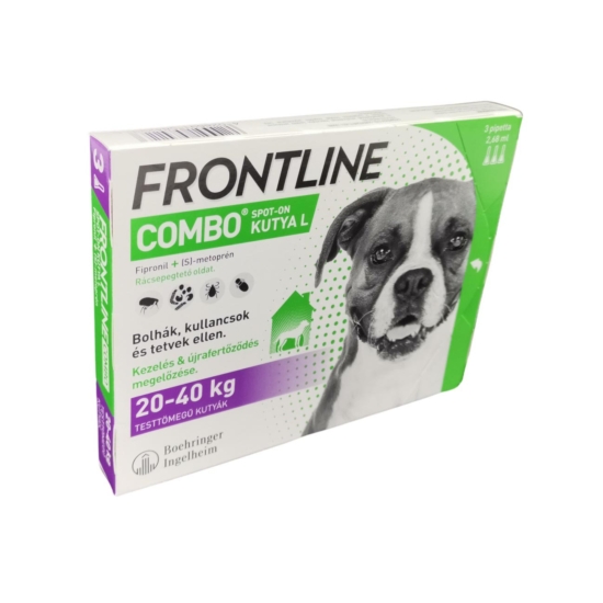 Frontline Combo Spot On bolha, kullancs elleni oldat kutyáknak - L / 3X