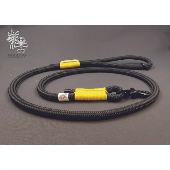 GODDOG MAFDET 120 cm fekete kötél póráz