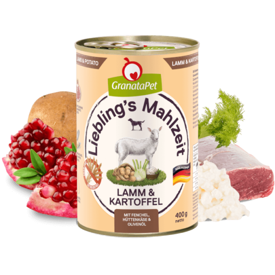 GRANATAPET Liebling's Mahlzeit, Adult Lamb and Potato konzerv - 6x800g