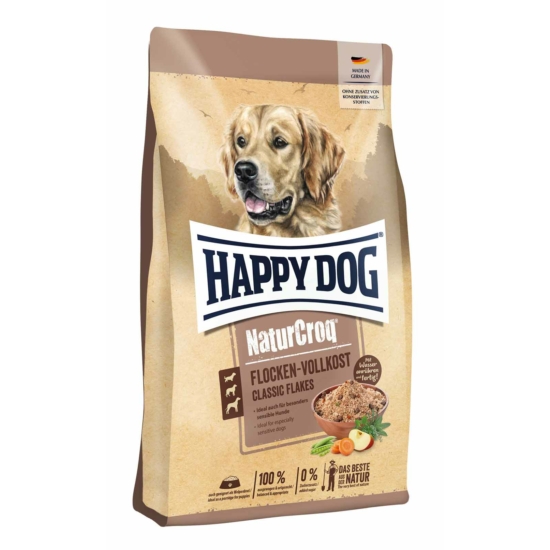 HAPPY DOG száraztáp pelyhesített kutyaeledel marha - 10kg