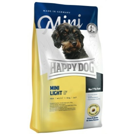 HAPPY DOG Supreme Mini Adult Light Low Fat - baromfi, lazac, bárány - 1kg