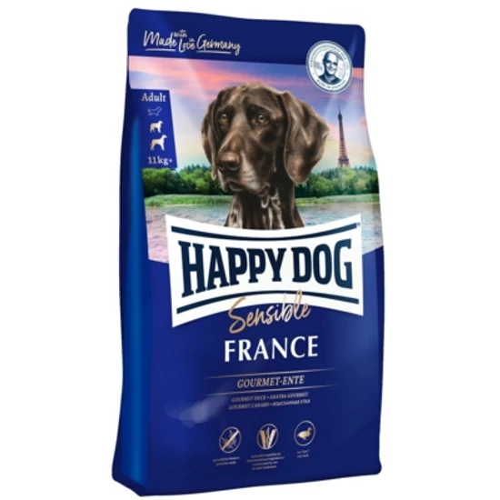 HAPPY DOG Supreme Sensible, Supreme France, ínyenc kacsa gluténmentes burgonyával, Adult - 11kg