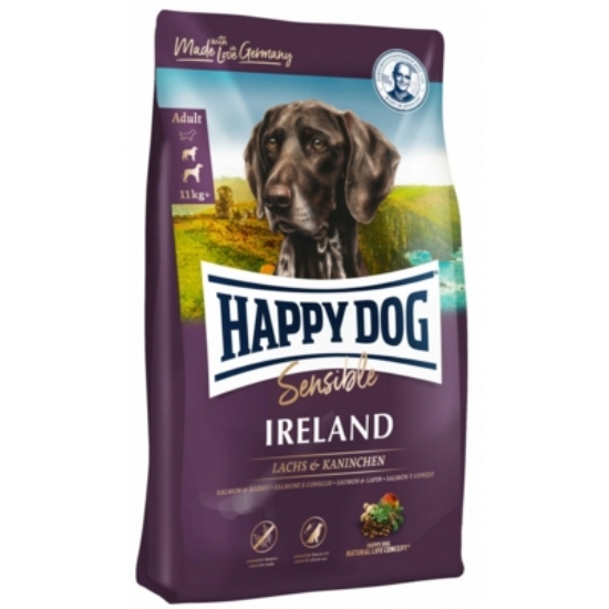 HAPPY DOG Supreme Sensible, Supreme Ireland, lazac és nyúlhús árpával és zabbal, Adult - 1kg