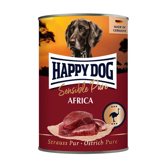 HAPPY DOG Sensible Pure Africa Adult, Strauss - strucc - 400gr