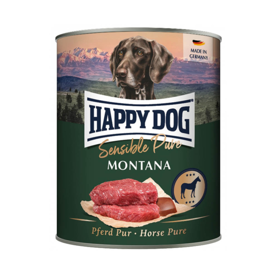 HAPPY DOG Sensible Pure Montana Adult, Horse - ló - 800gr