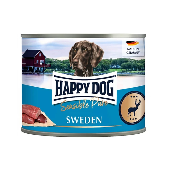HAPPY DOG Sensible Pure Sweden Adult, Wild - vadhús - 200gr