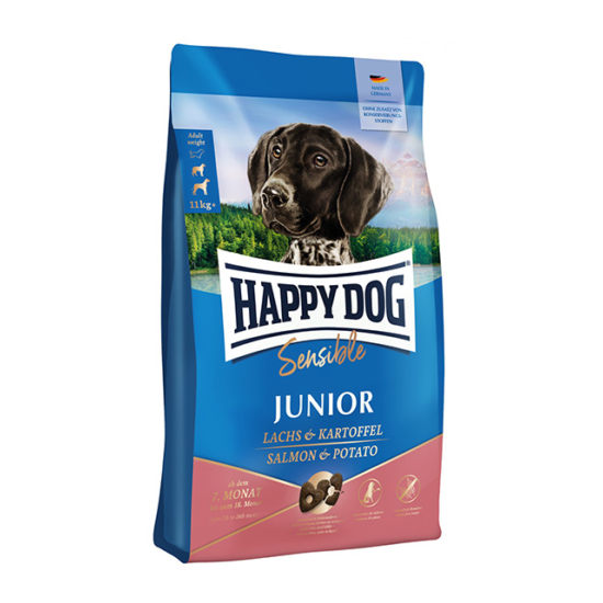 HAPPY DOG Supreme Sensible Junior, Salmon and Potato - 10kg