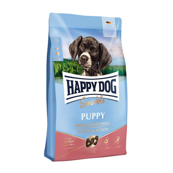 HAPPY DOG Supreme Sensible Puppy, Salmon and Potato - 10kg