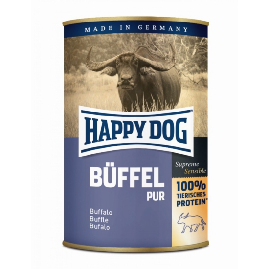 HAPPY DOG, Supreme Sensibe, BÜFFEL PUR (bivaly), Adult - 400gr