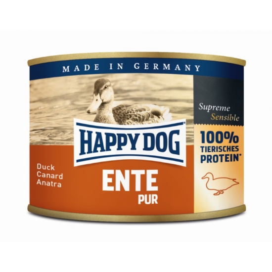 HAPPY DOG, Supreme Sensibe, ENTE PUR (kacsa), Adult - 200gr