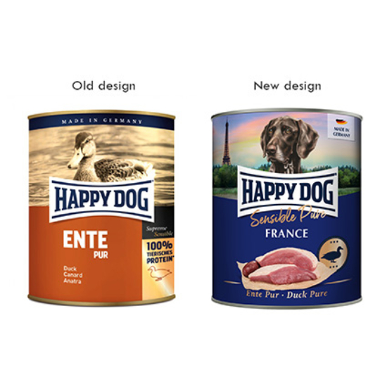 HAPPY DOG, Supreme Sensibe, France Ente (kacsa), Adult - 800gr