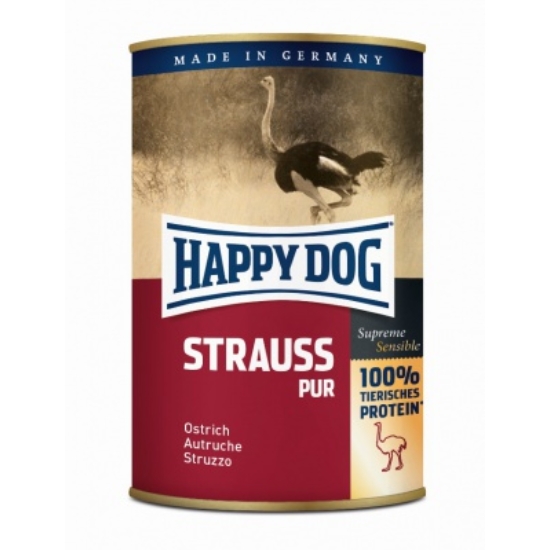 HAPPY DOG Supreme Sensible STRAUSS PUR stucc Adult - 400gr
