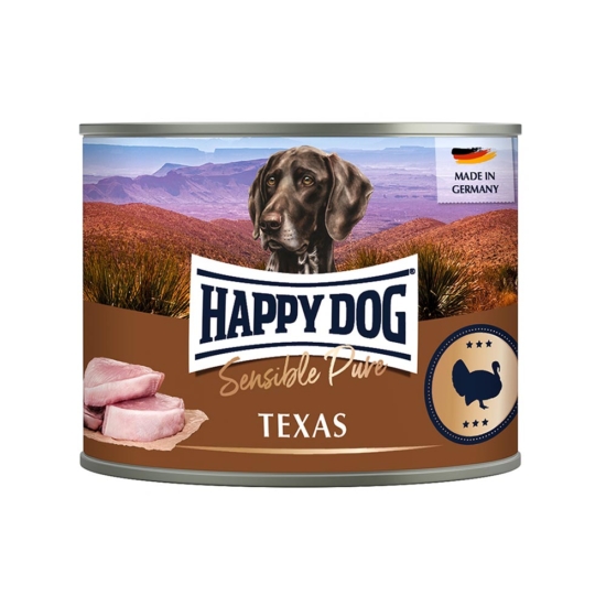 HAPPY DOG Sensible Pure Texas Adult, Truthahn - pulyka - 200gr