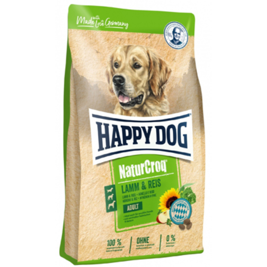HAPPY DOG NATURCROQ LAMM-REIS bárány-rizs Adult - 15kg