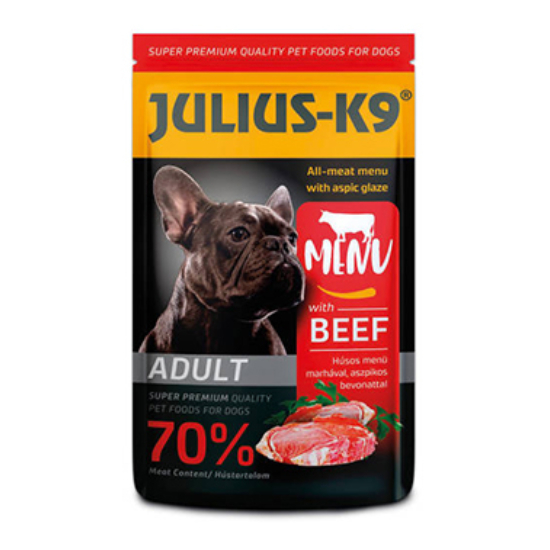 JULIUS-K9 Dog Beef alutasakos nedveseledel kutyáknak - marha - 125g