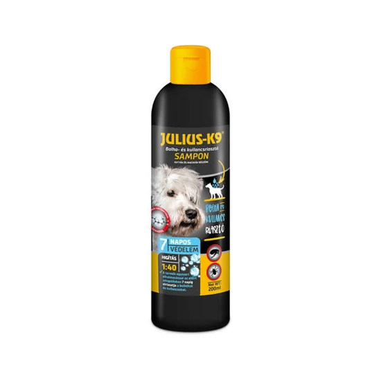 Julius-K9 Sampon Bolha- és Kullancs riasztó kutyák részére - 200ml
