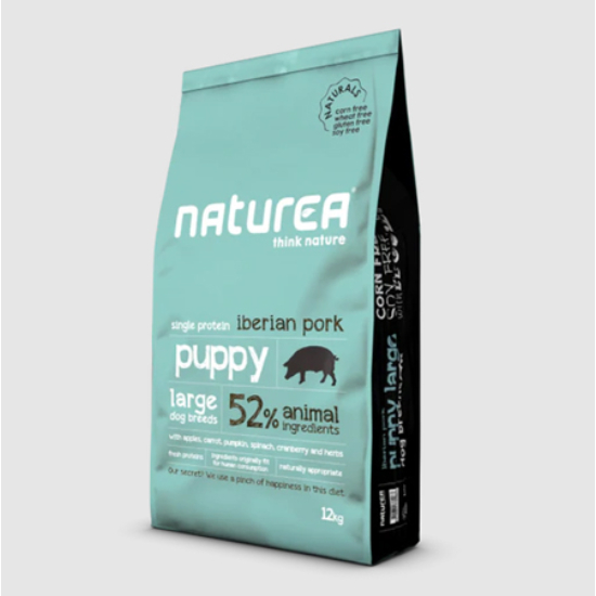 Naturea Naturals Large Breed Puppy Iberian Pork kölyök kutyatáp - sertés - 12kg