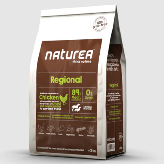 Naturea Grain Free Regional kutyatáp - csirke - 12kg