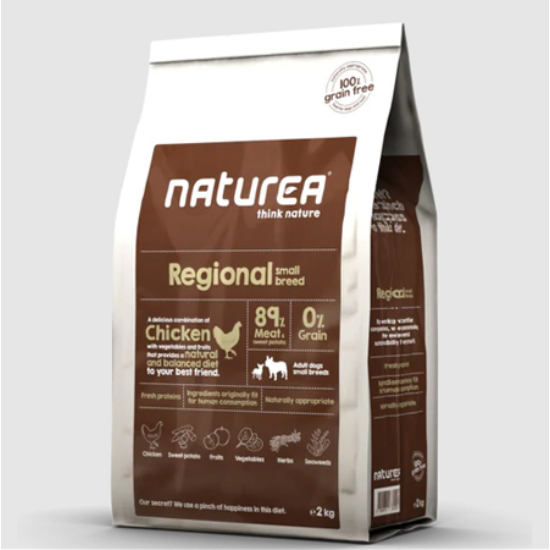 Naturea Grain Free Regional Small Breed kutyatáp - csirke - 2kg