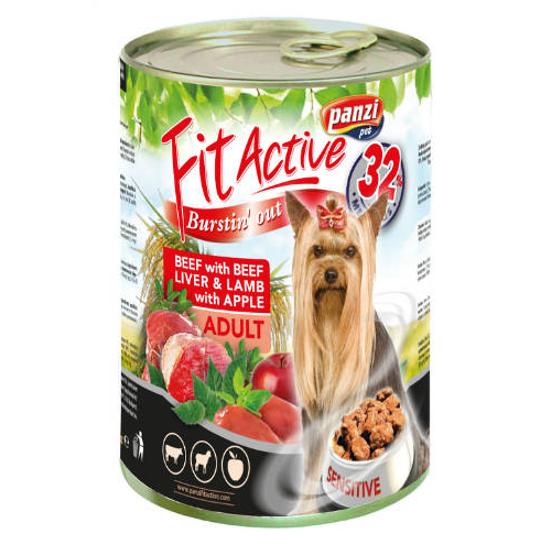  FitActive Adult - nedveseledel (marha, máj, bárány) felnőtt kutyák részére, 415 gr