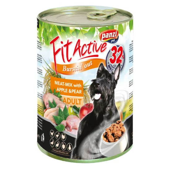 FitActive Adult - nedvestáp (liba, kacsa, nyúl) felnőtt kutyának, 415 gr