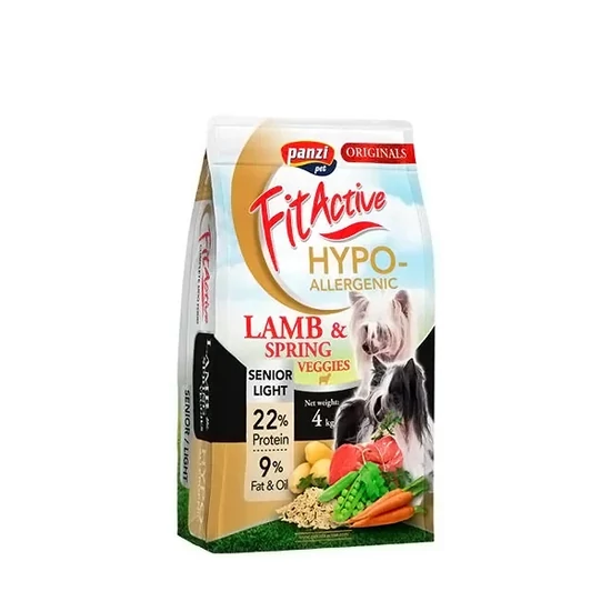 Panzi FitActive Hypoallergenic Lamb Maintenance Light/Senior (bárány, rizs, alma) száraztáp - Ételallergiás, felnőtt kutyák részére