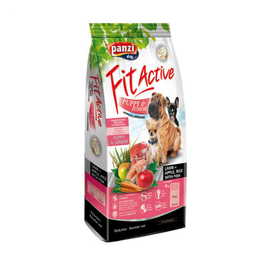 Panzi FitActive Hypoallergenic Puppy Lamb (bárány, rizs, alma) száraztáp - Kölyök kutyák részére