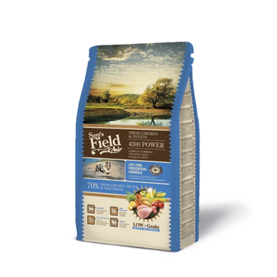 Sam's Field 4300 Power, Fresh Csirke, Burgonya - 2.5kg