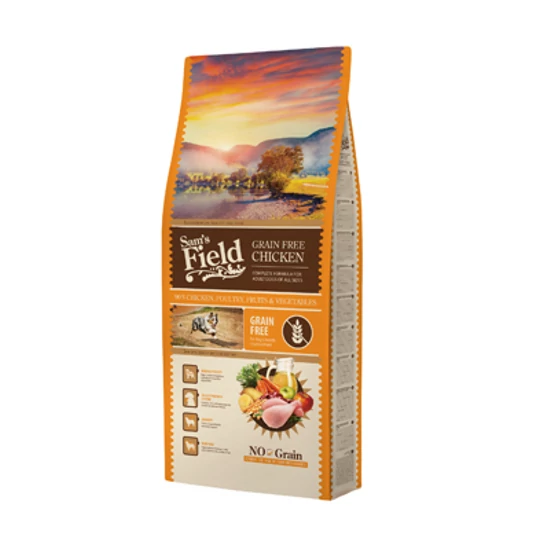 Sam's Field Adult, Grain Free Csirke - 13kg