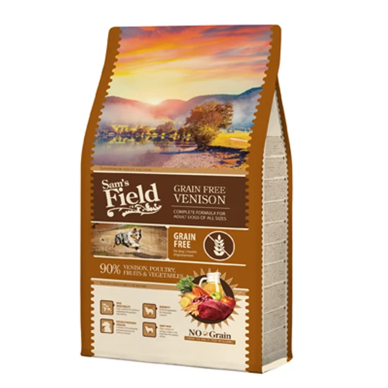 Sam's Field Adult, Grain Free Szarvas - 2.5kg