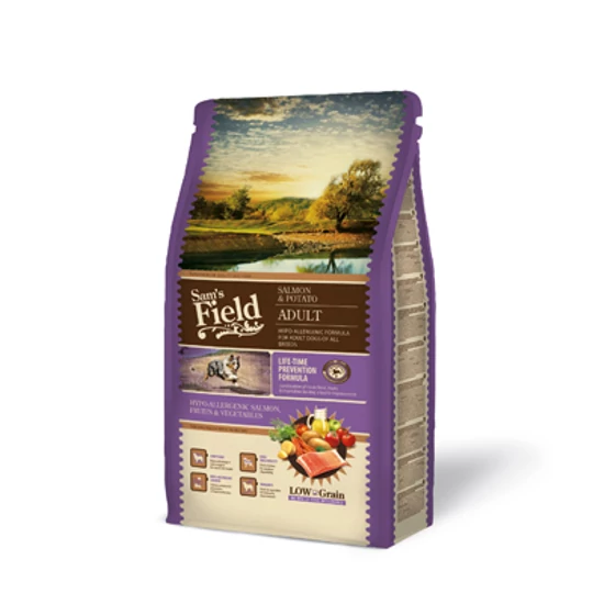 Sam's Field Adult, Hipoallergén, Lazac, Burgonya - 2.5kg