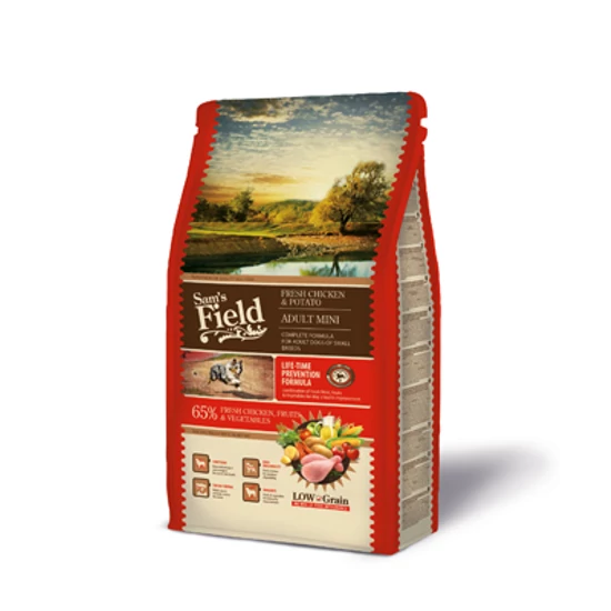 Sam's Field Adult Mini, Fresh Csirke, Burgonya - 2.5kg