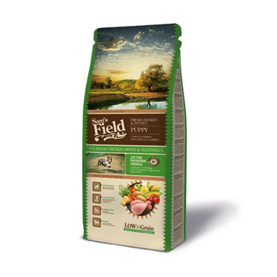 Sam's Field Puppy Fresh Csirke, Burgonya - 13kg